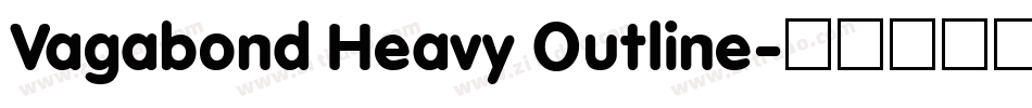Vagabond Heavy Outline字体转换